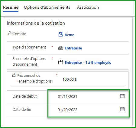 Cotisations et Renouvellement